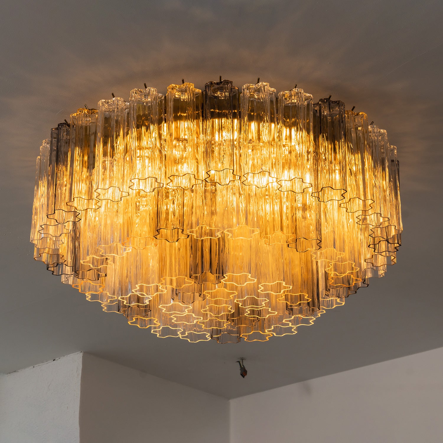 Celia Fluted Glass Ceiling Light
