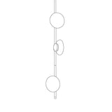 3 heads B: ∅ 5.9″ x H 45.3″