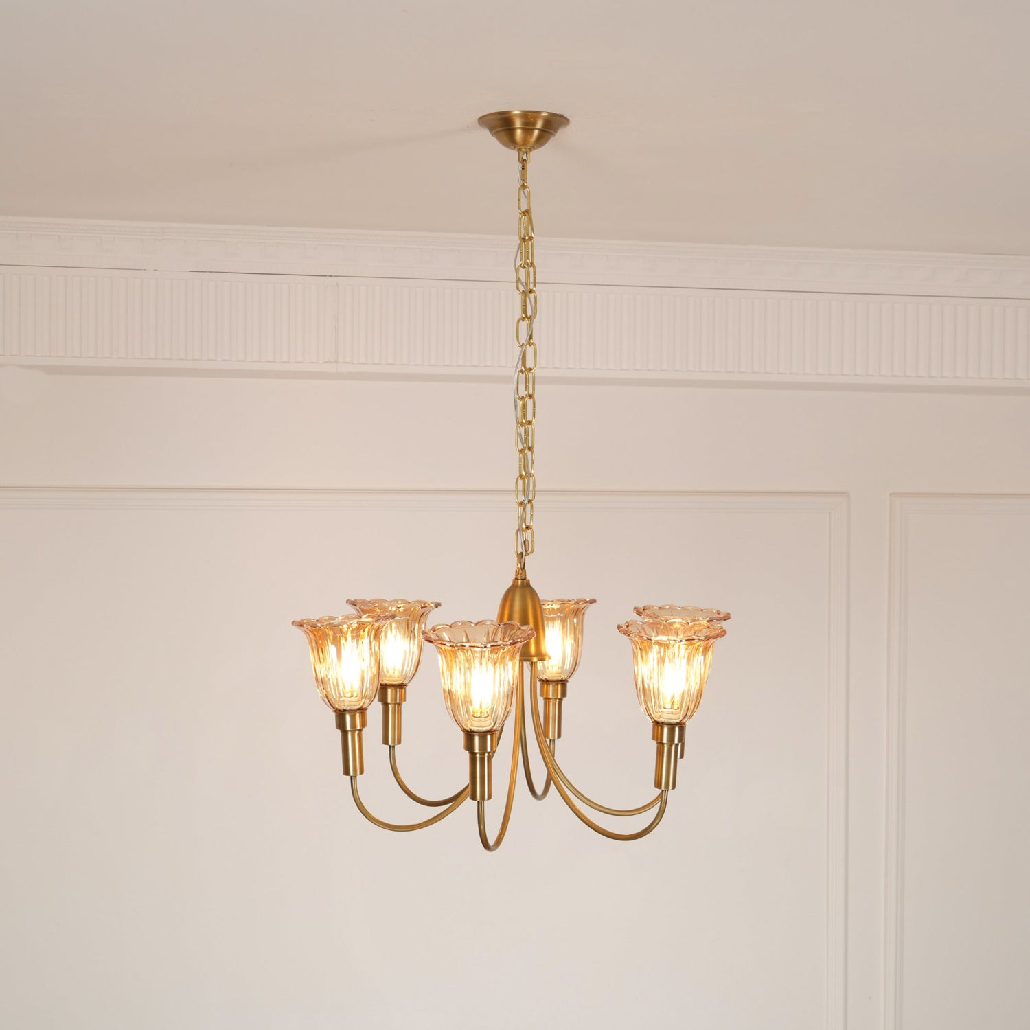 Columbia Brass Chandelier
