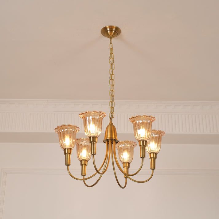 Columbia Brass Chandelier