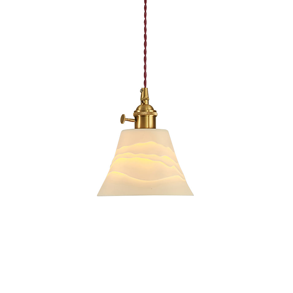 Conical Ceramic Pendant Light – detail 26