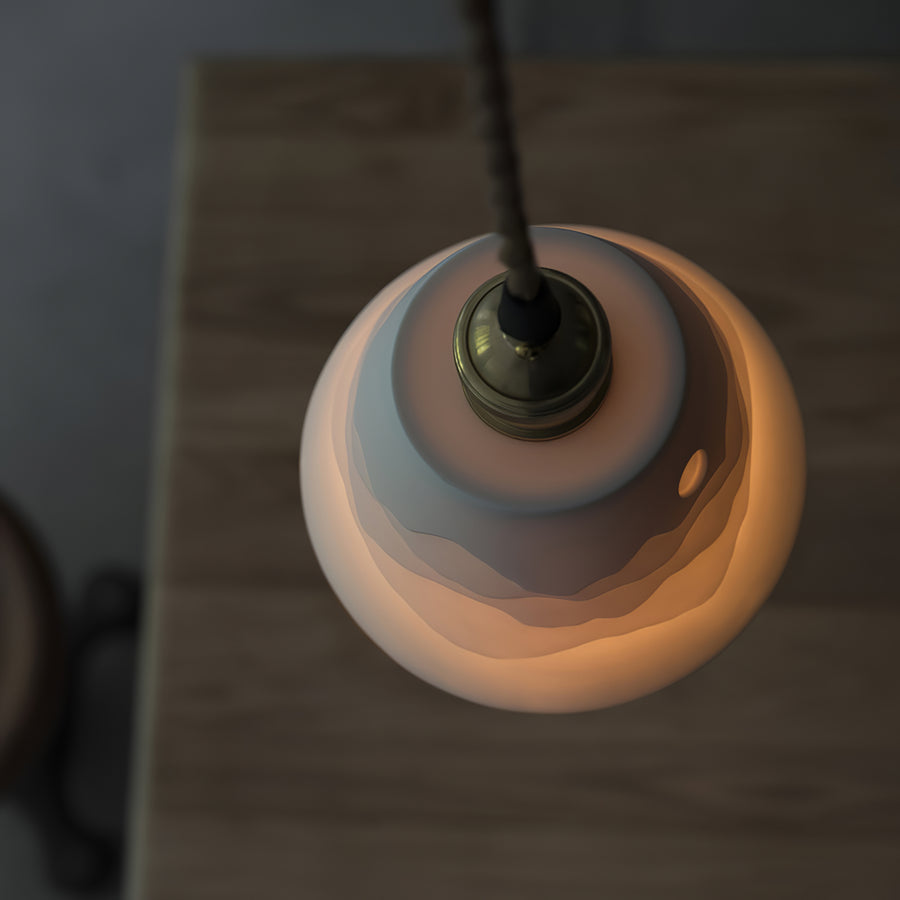 Conical Ceramic Pendant Light – detail 6