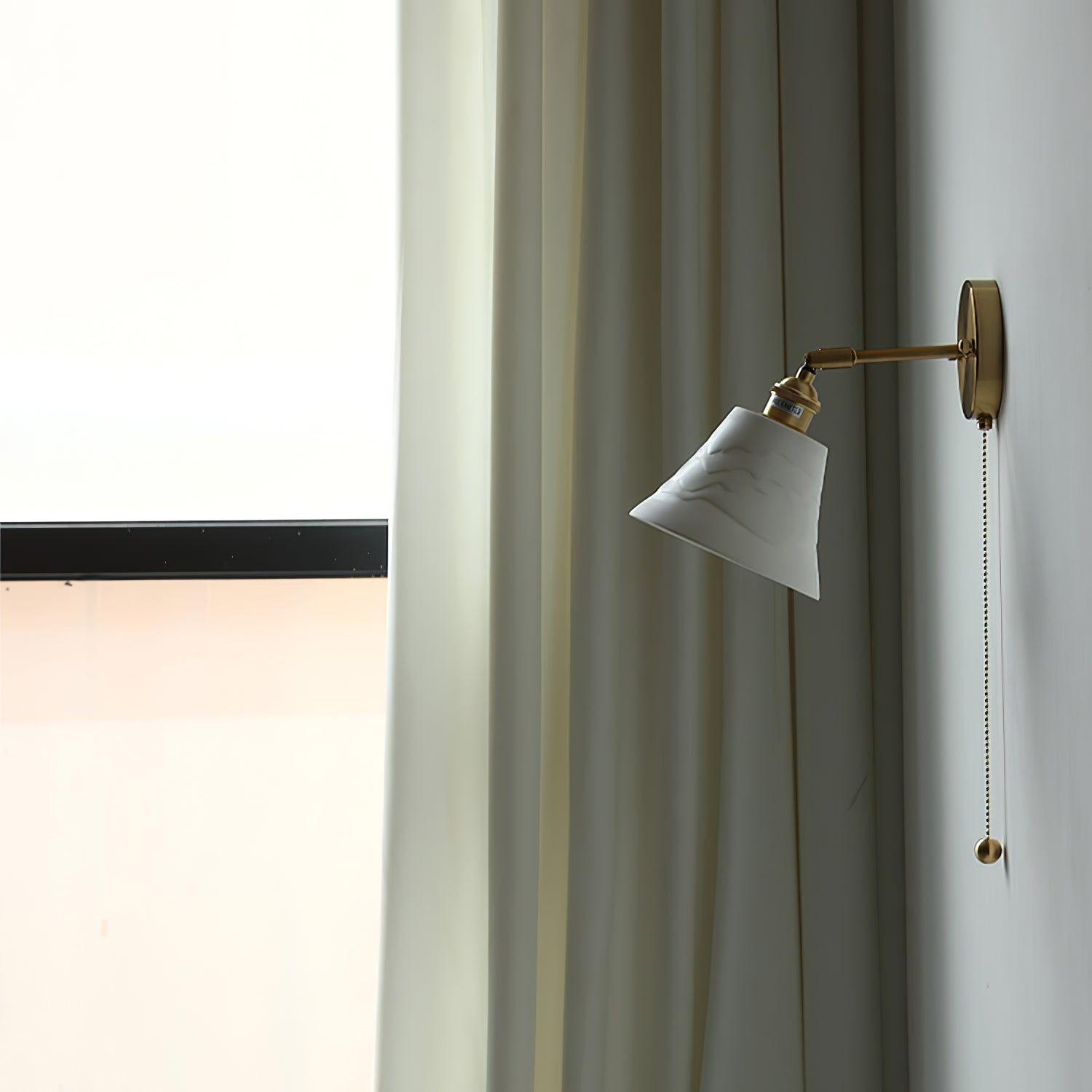 Conical Ceramic Wall Light