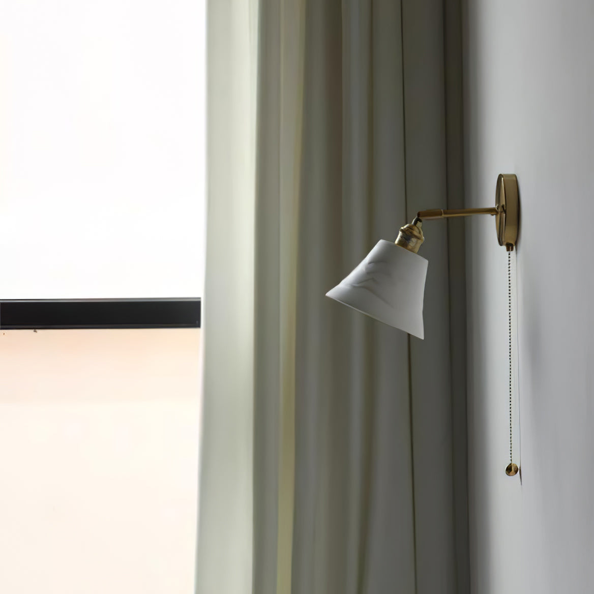 Conical Ceramic Wall Light