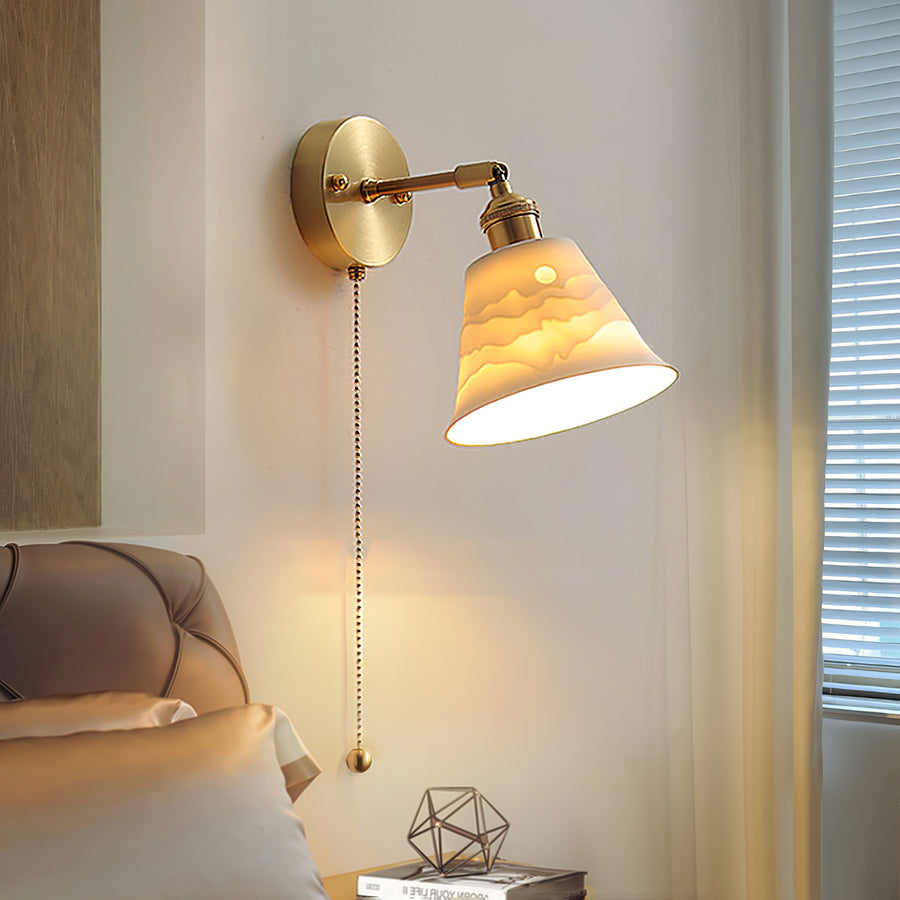 Conical Ceramic Wall Light – detail 2