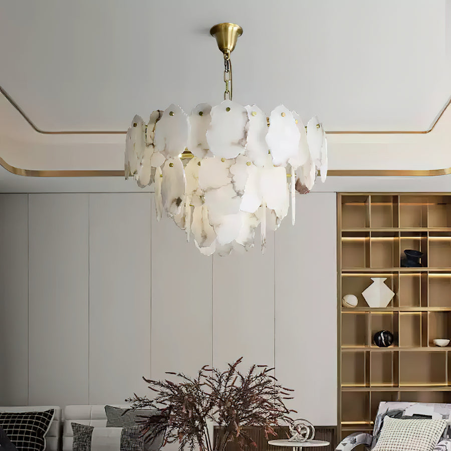 Crescent Alabaster Chandeliers – detail 2