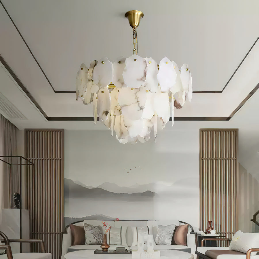Crescent Alabaster Chandeliers – detail 5