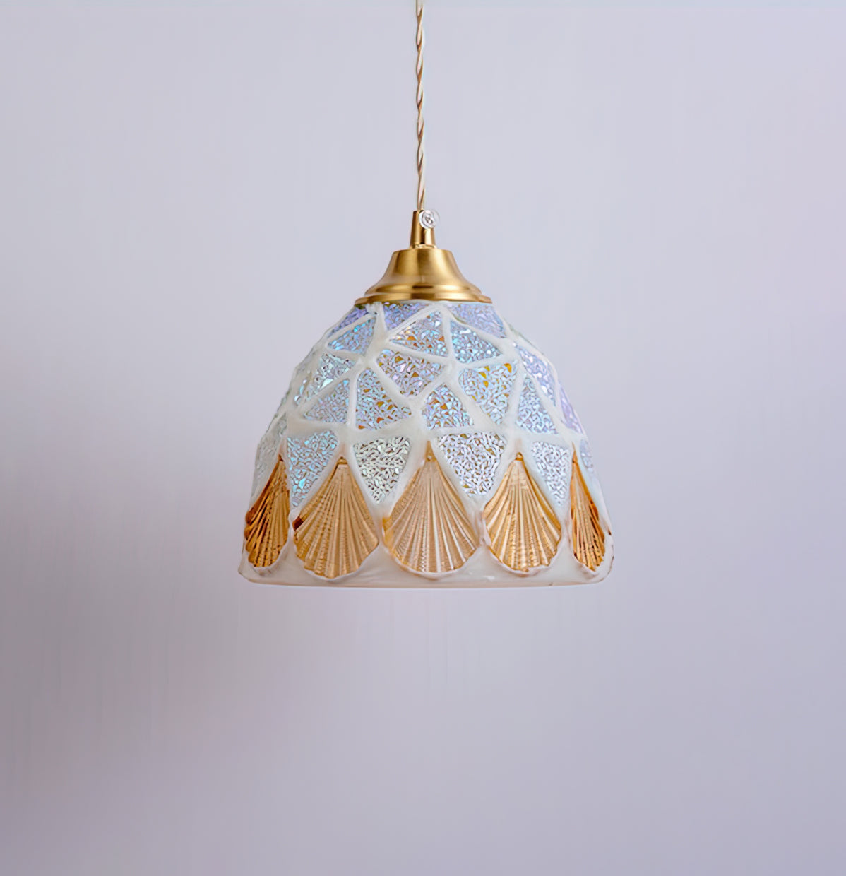 Crown Tiffany  Pendant Lamp