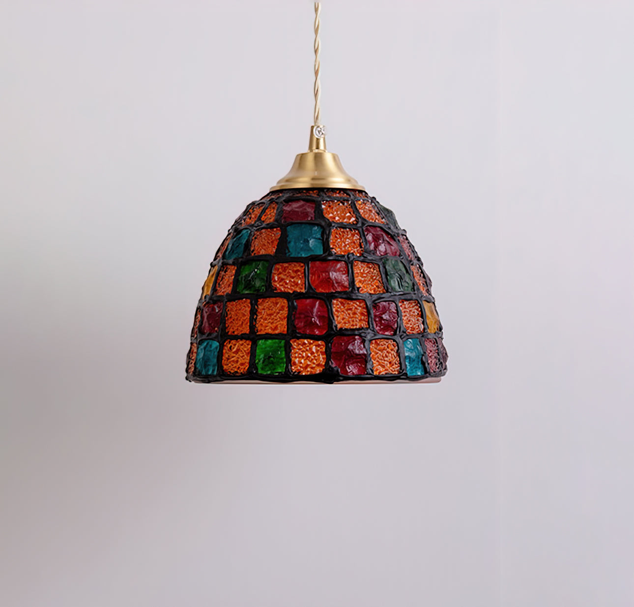 Crown Tiffany  Pendant Lamp