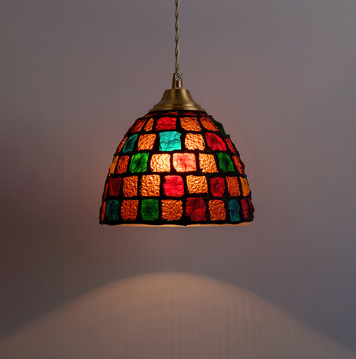 Crown Tiffany  Pendant Lamp