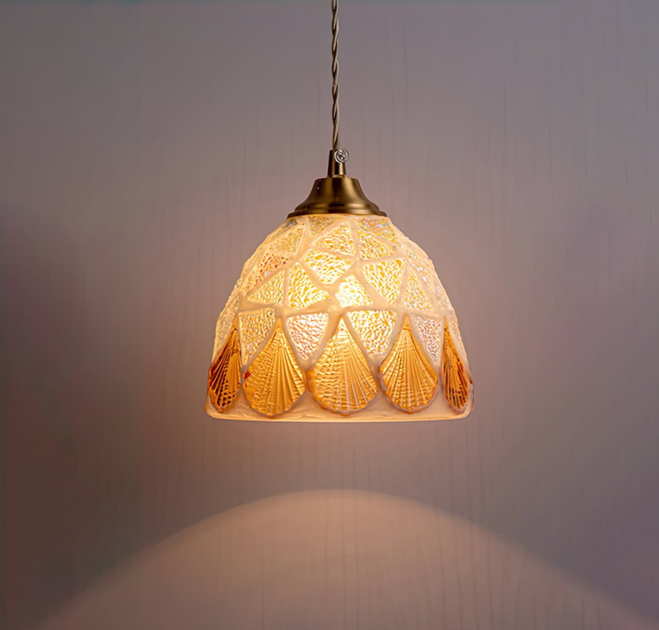 Crown Tiffany  Pendant Lamp