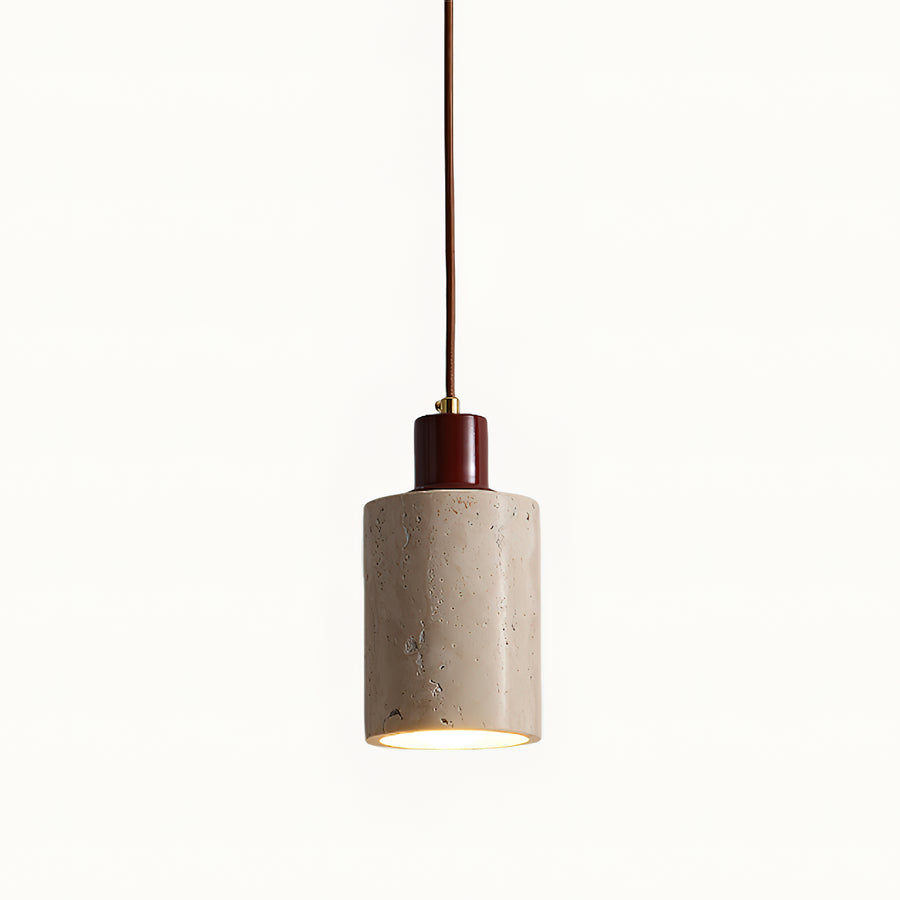 Destin Travertine Pendant Light