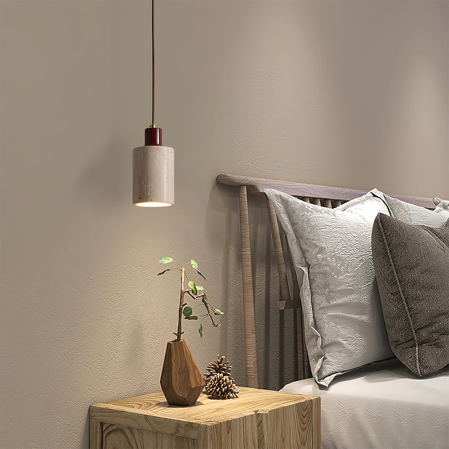 Destin Travertine Pendant Light – detail 4