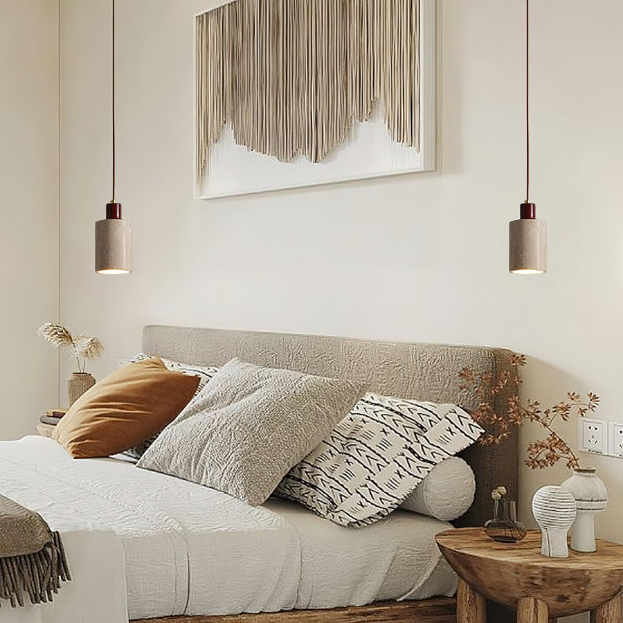 Destin Travertine Pendant Light – detail 6