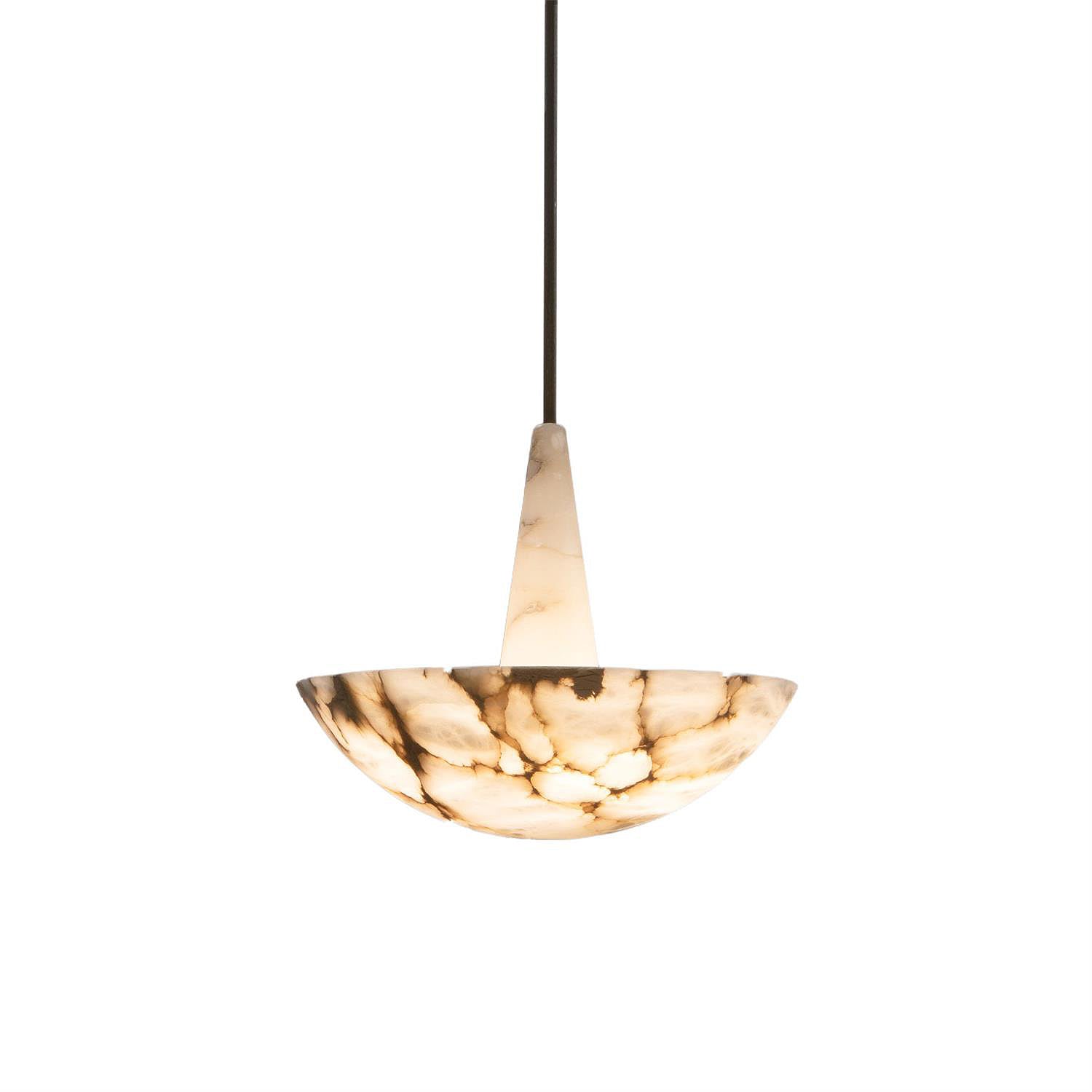 Dome Alabaster Pendant Light