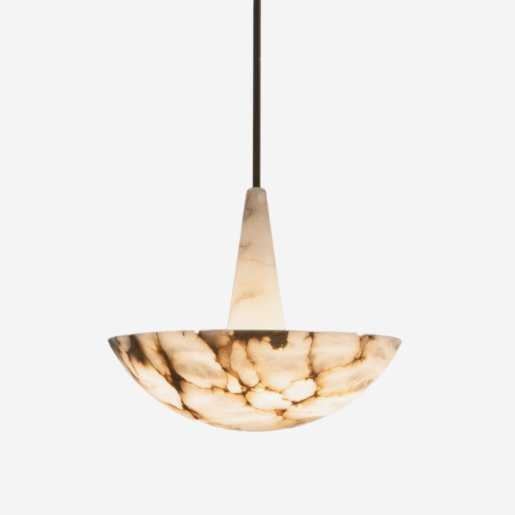 Dome Alabaster Pendant Light