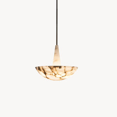Suspension Dome en alabâtre