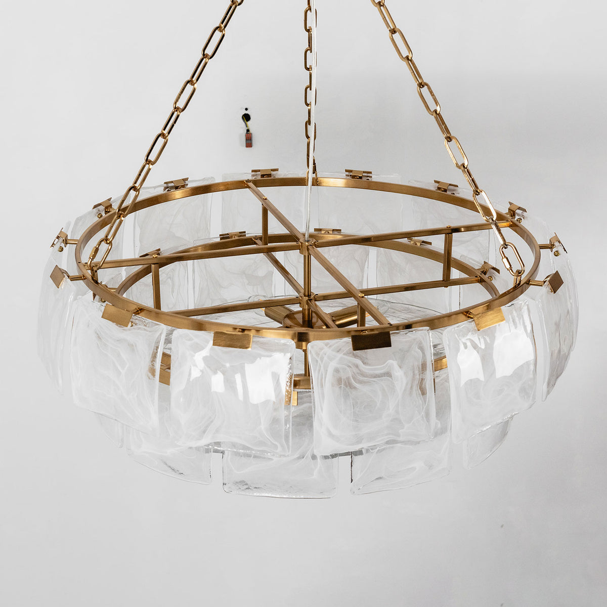 Eldon Textured Glass Chandelier – detail 24