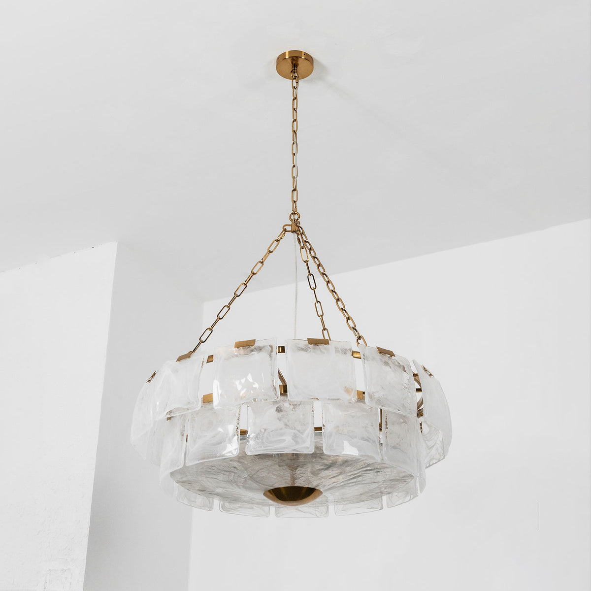 Eldon Textured Glass Chandelier – detail 17