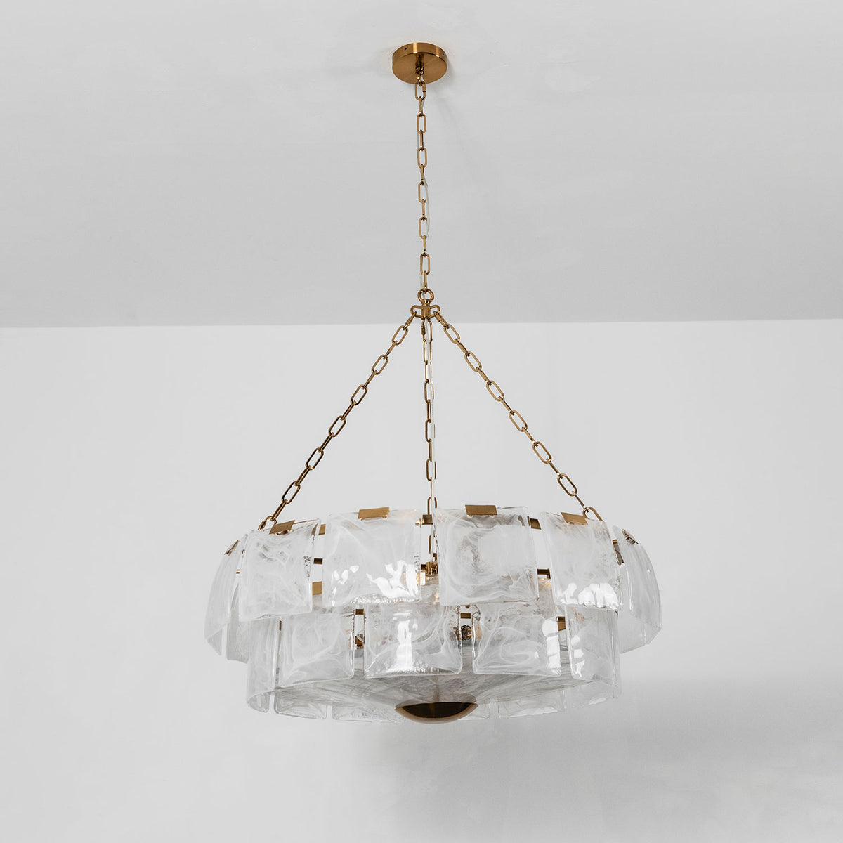 Eldon Textured Glass Chandelier – detail 19