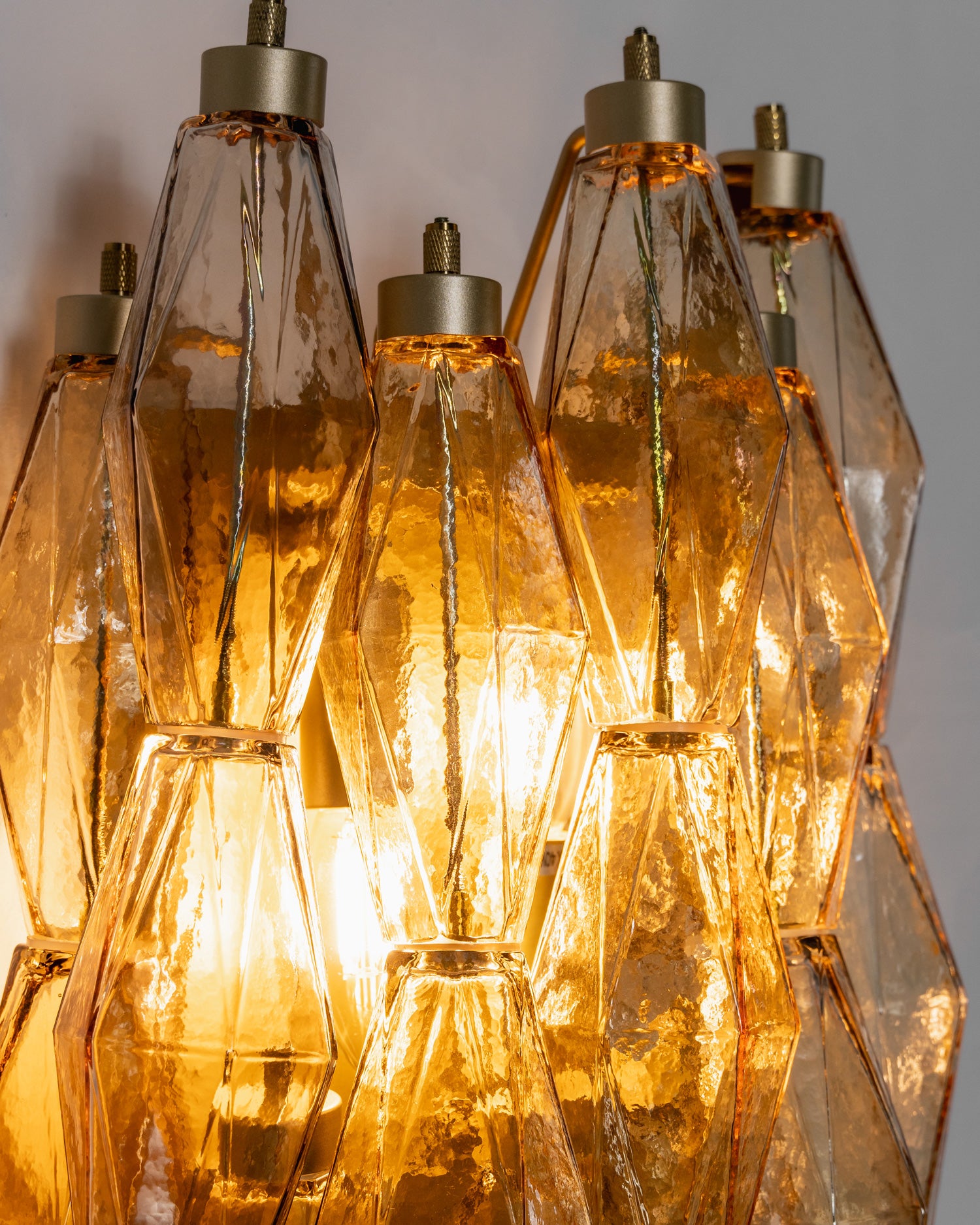 Facetia Tiered Glass Wall Sconce