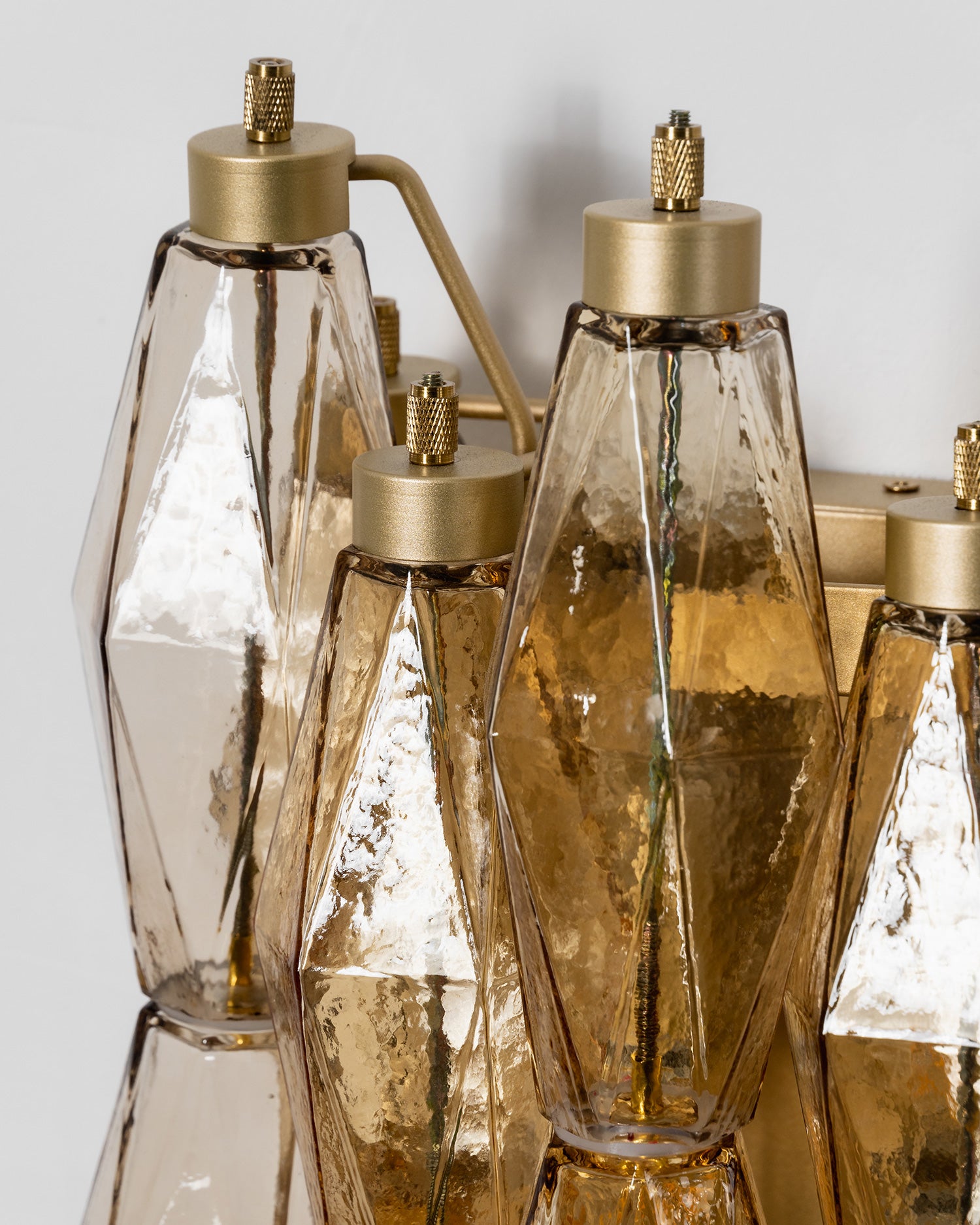 Facetia Tiered Glass Wall Sconce