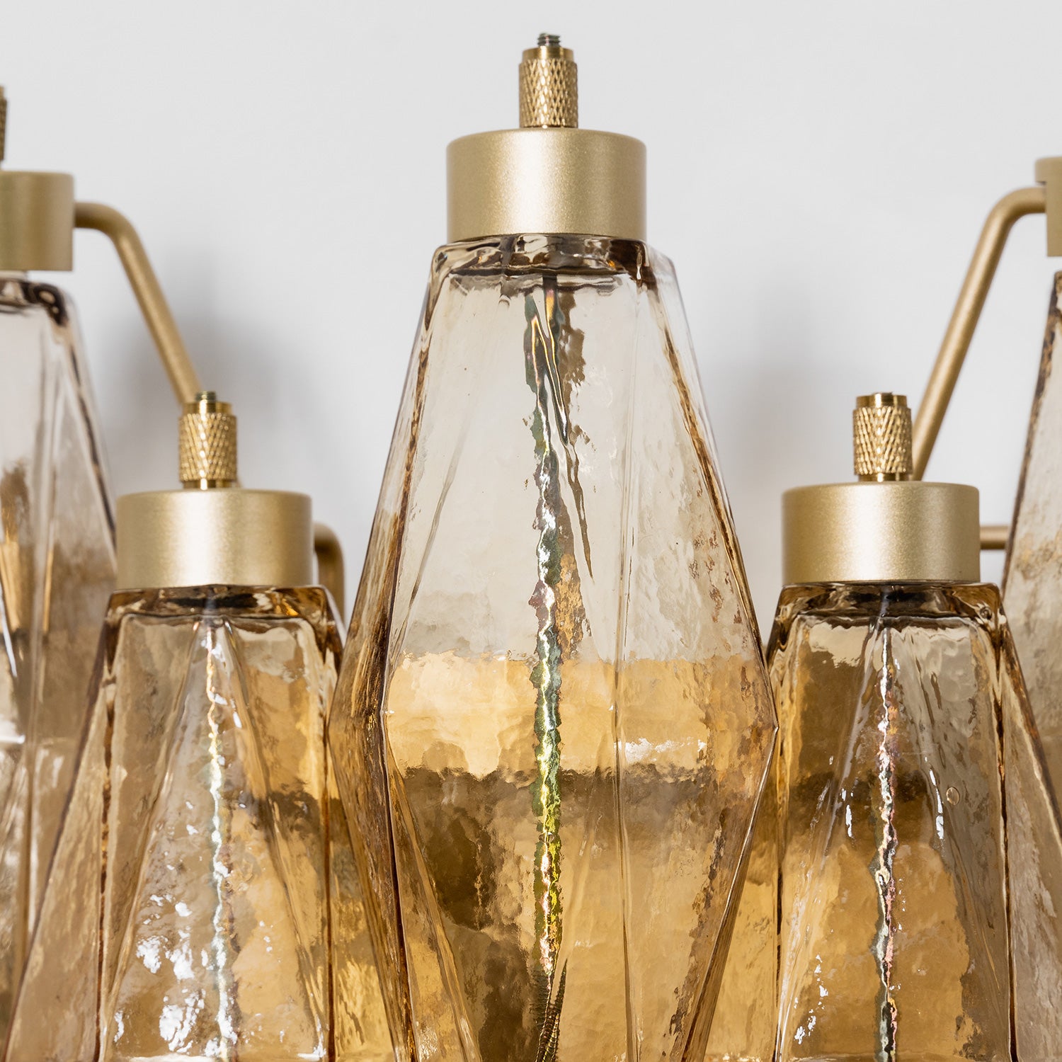 Facetia Tiered Glass Wall Sconce