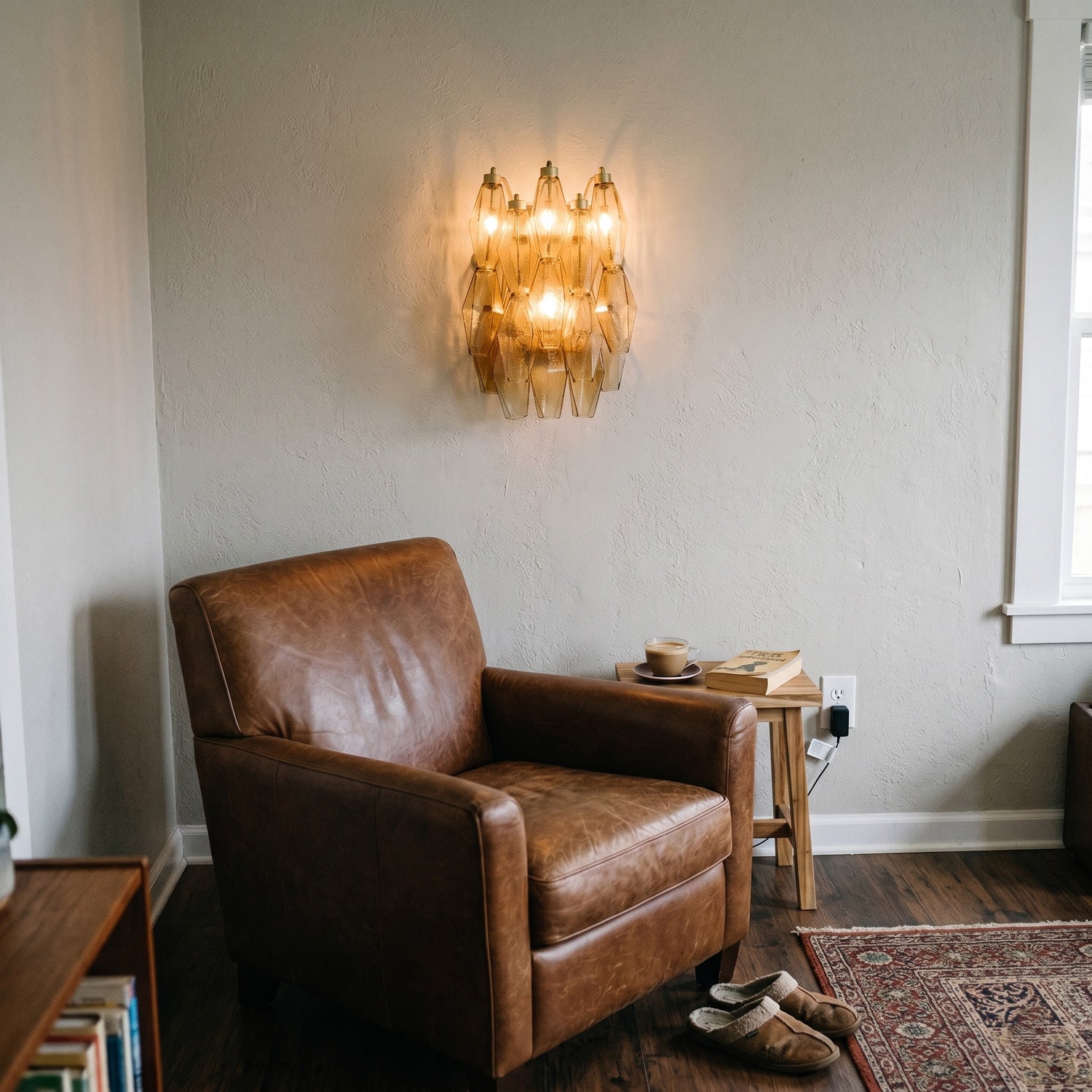 Facetia Tiered Glass Wall Sconce
