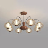 8 heads: Dia 90cm x H 43m / ∅ 35.4″ x H 16.9″