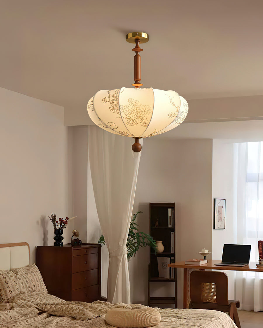Floral Patterned Ceiling Light – detail 3