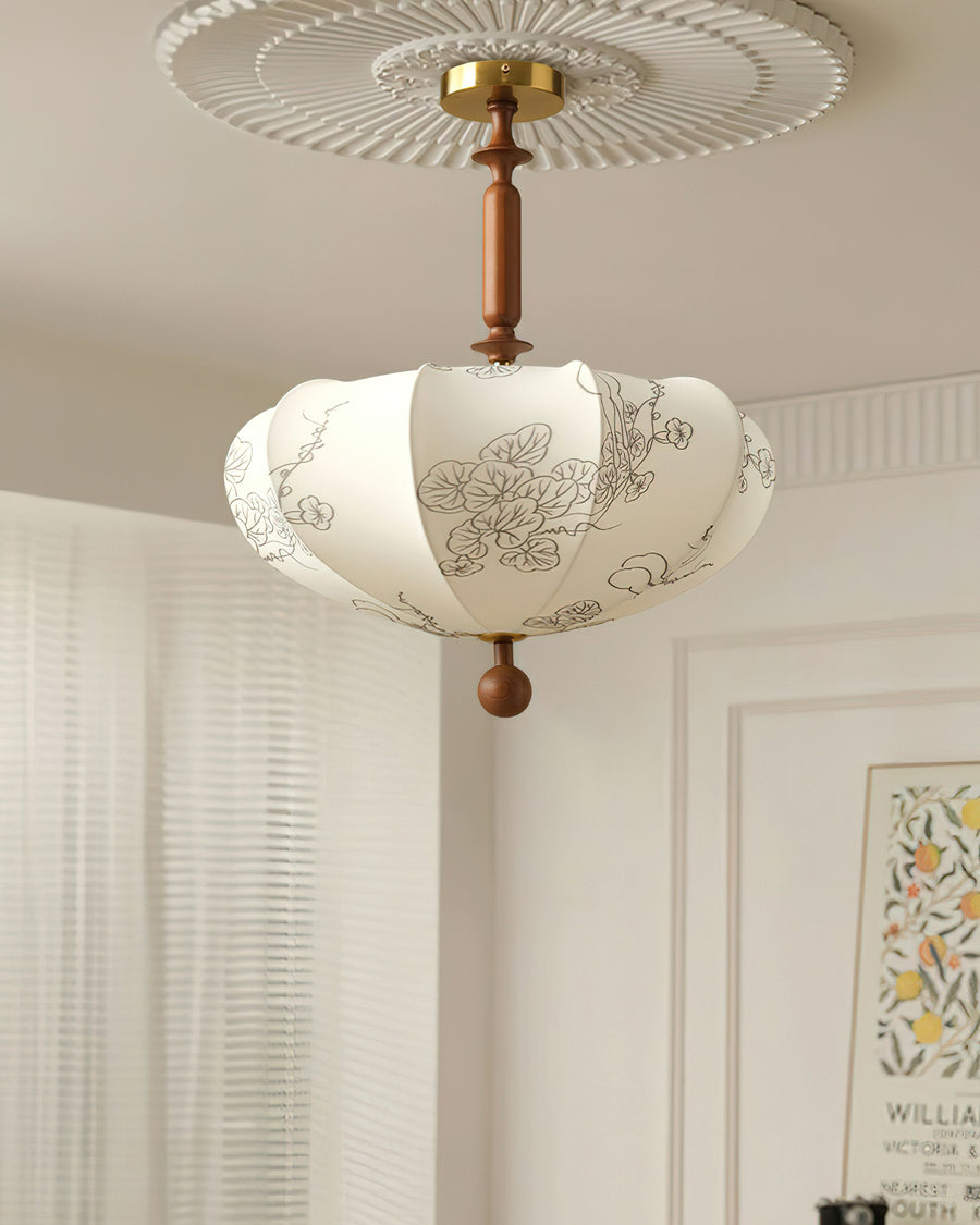 Floral Patterned Ceiling Light – detail 5