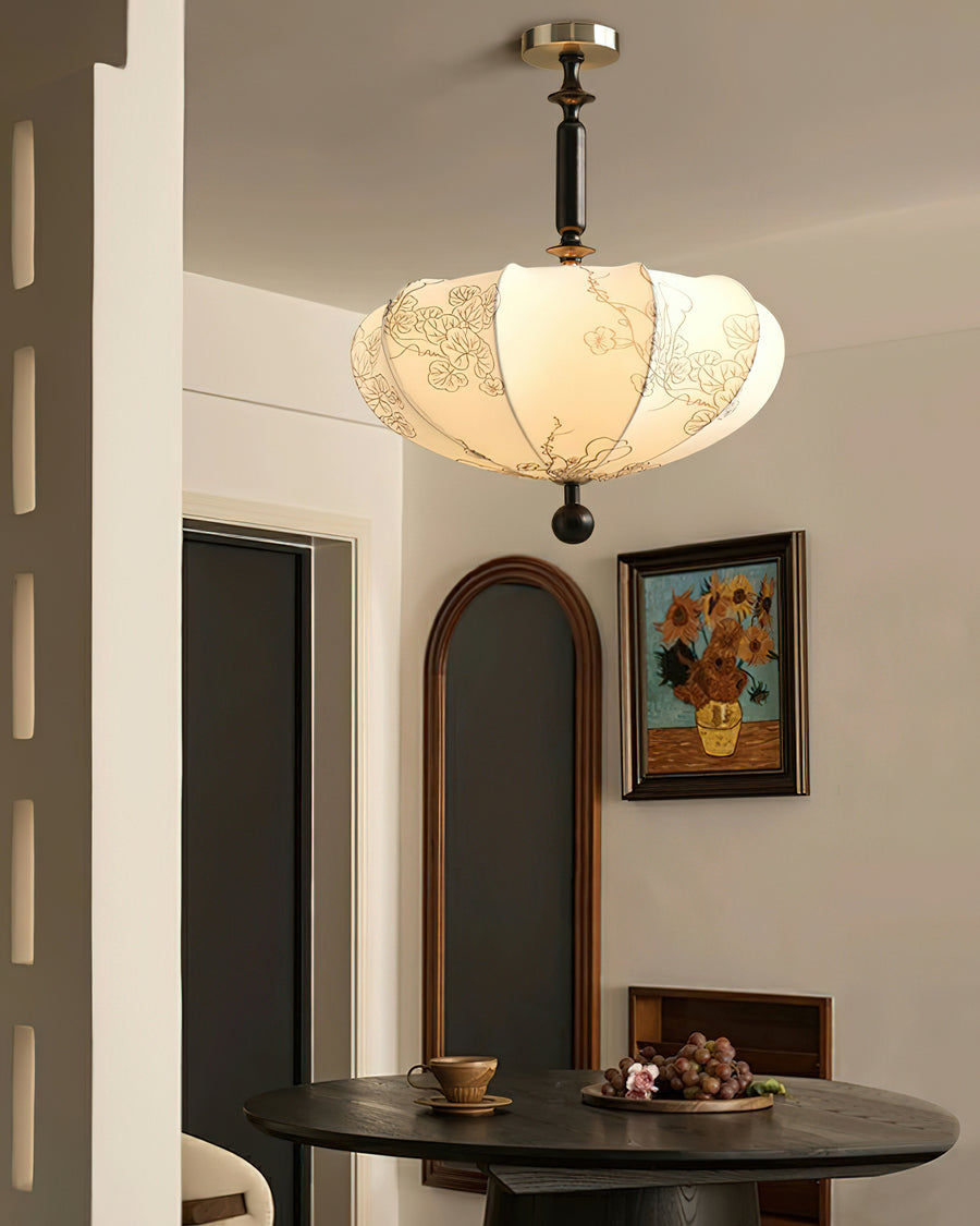Floral Patterned Ceiling Light – detail 6