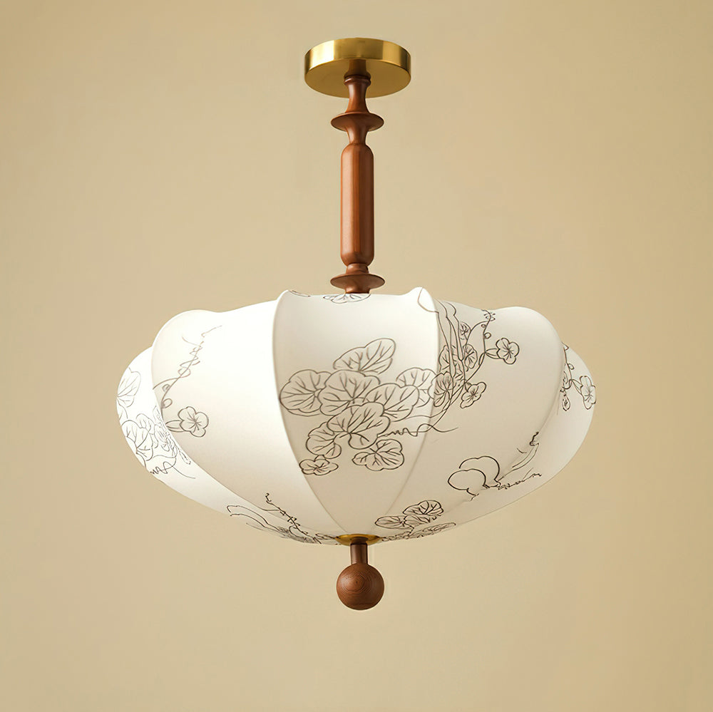 Floral Patterned Ceiling Light – detail 12