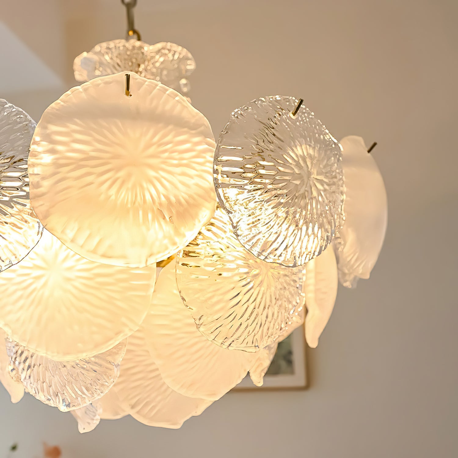 Flower Disc Chandelier