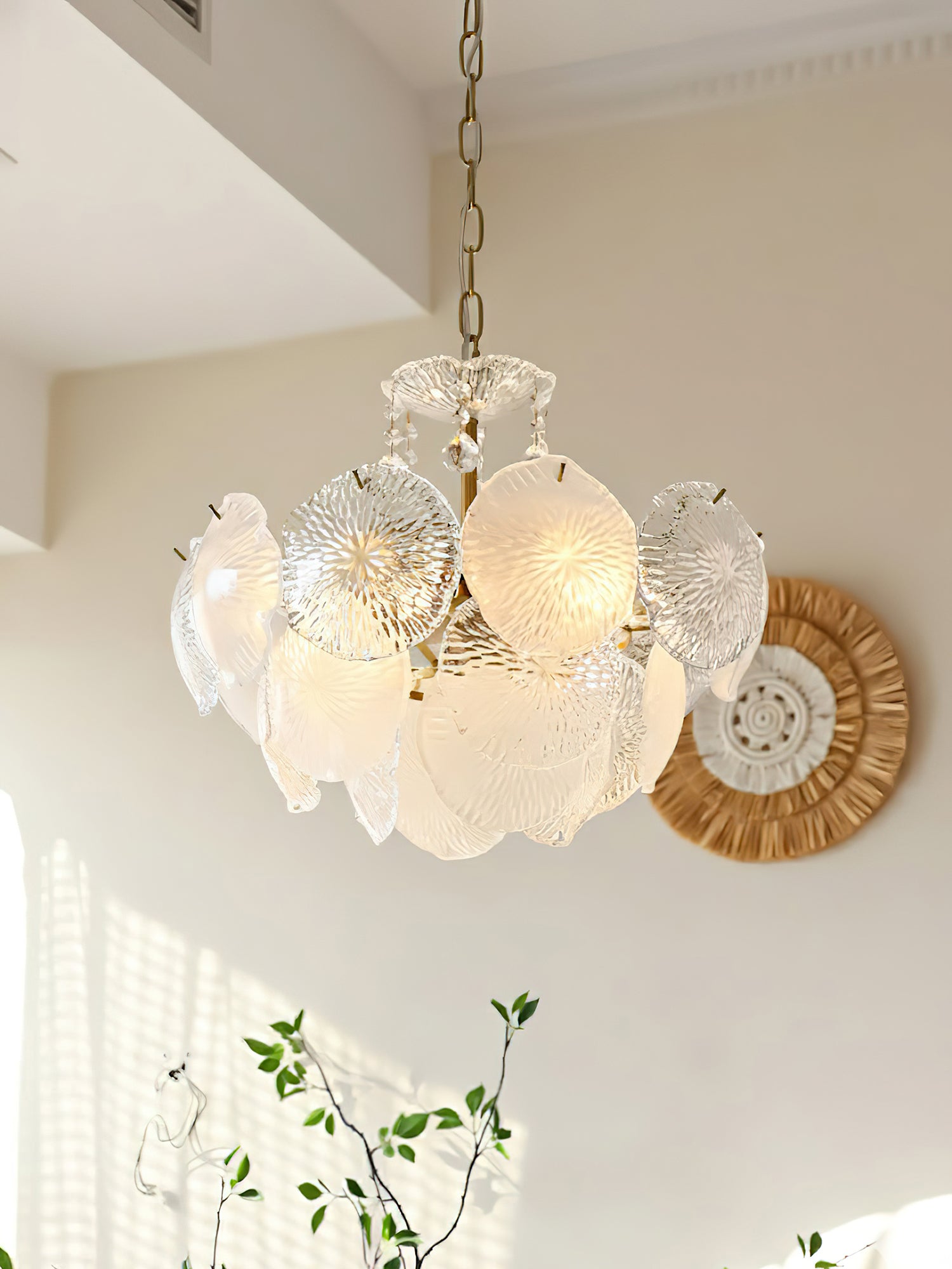 Flower Disc Chandelier