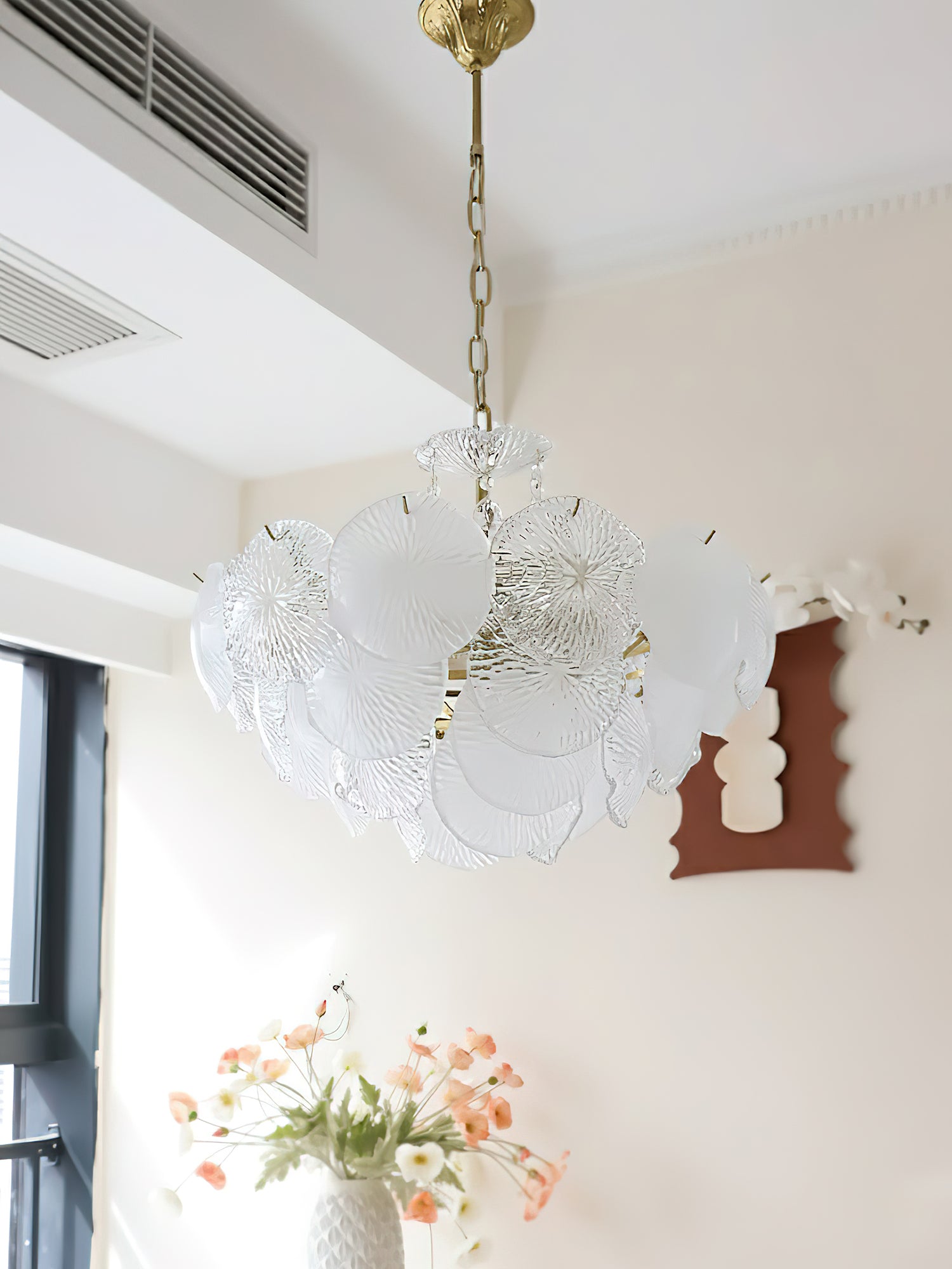 Flower Disc Chandelier