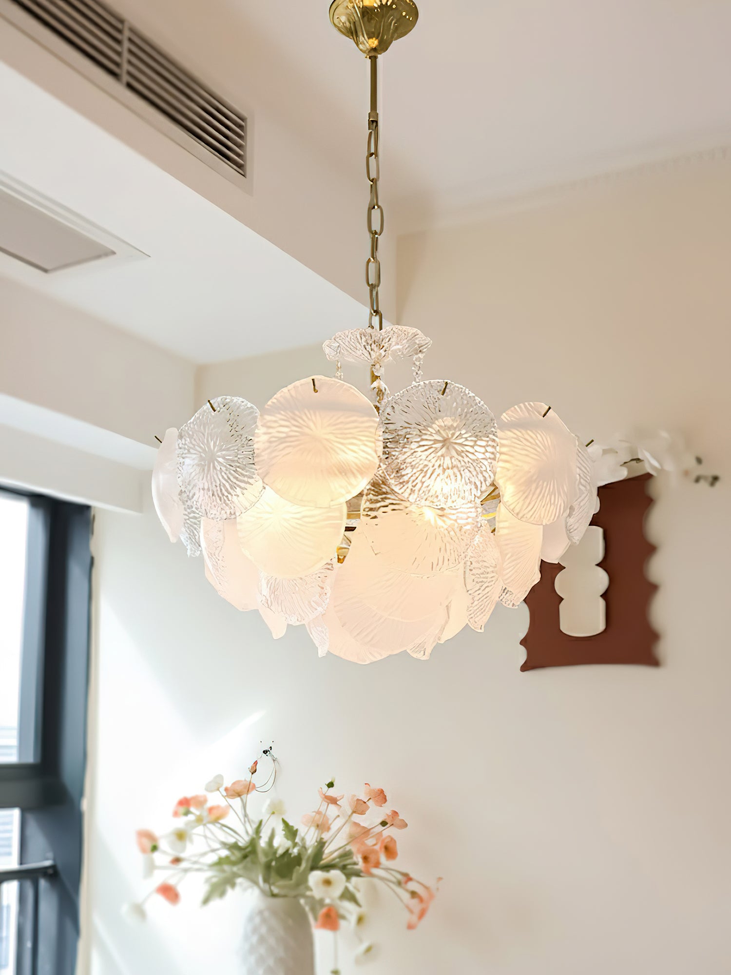 Flower Disc Chandelier