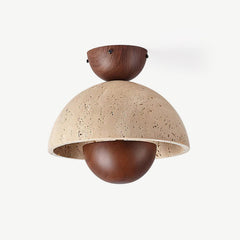 Pascal Wood Flush Mount Ceiling Light