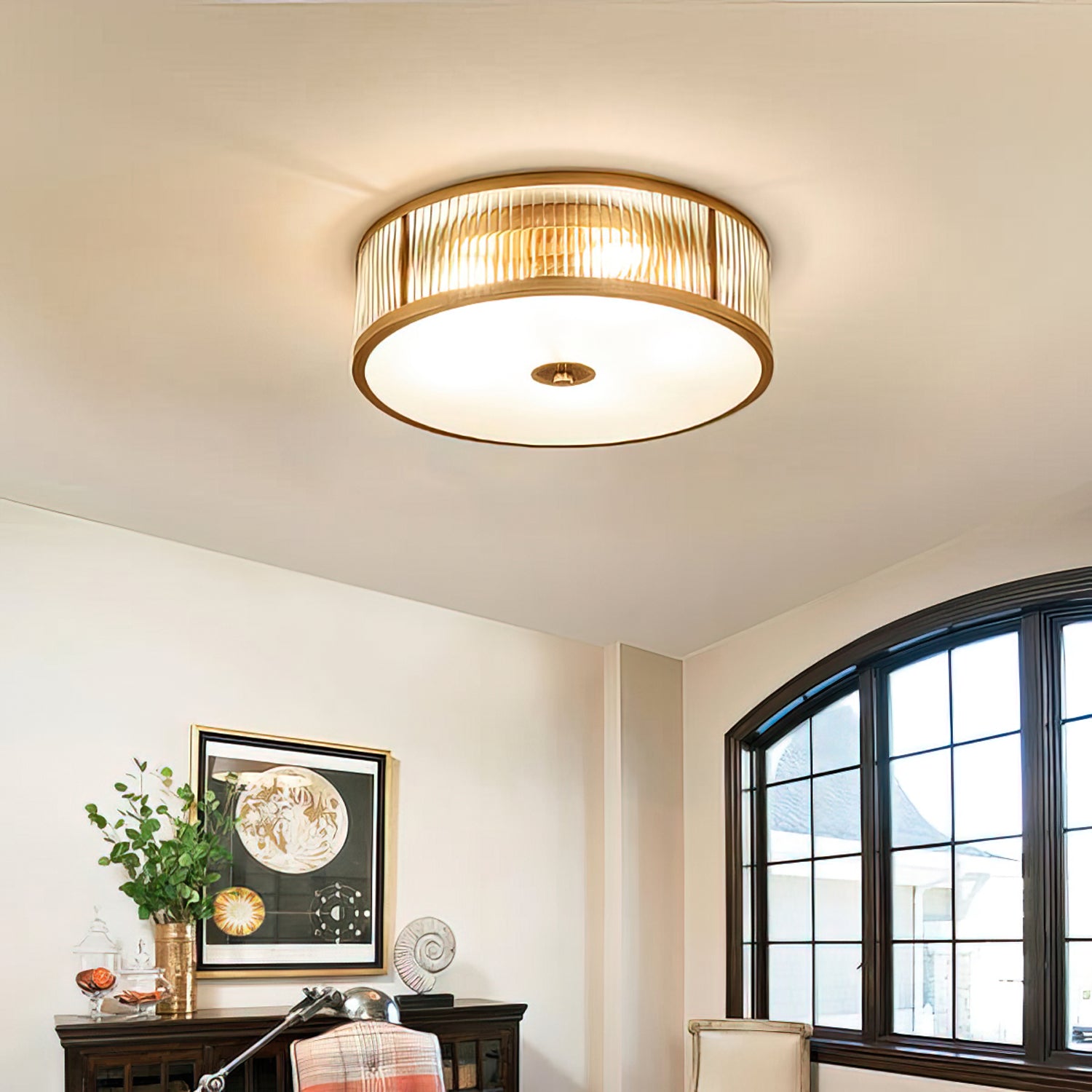 Geneva Glass CeIling Lamp