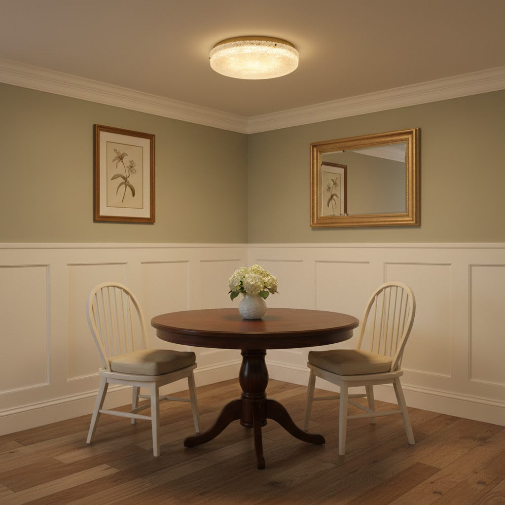 Glacier Disk Flush Mount