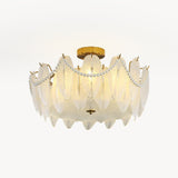 Lampadari in vetro a piuma