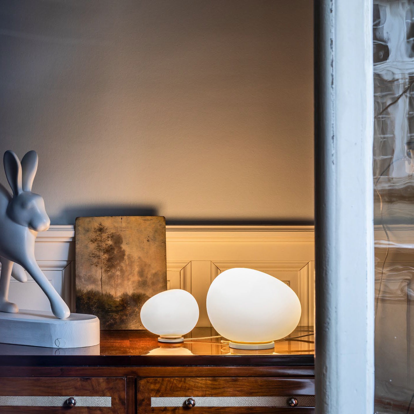 Gregg White Table Lamp