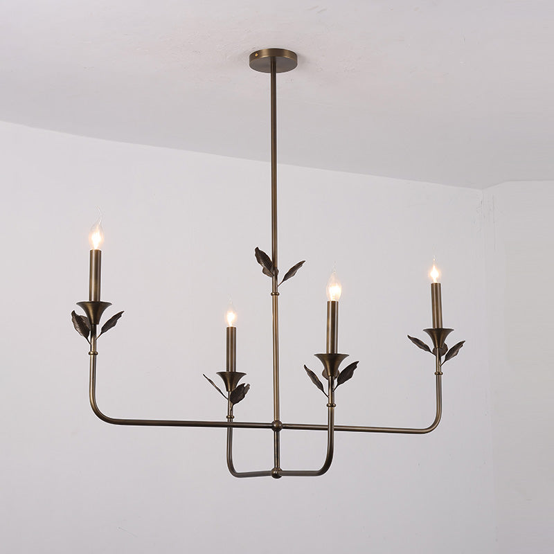 Hazel Leaf Fabric Chandelier