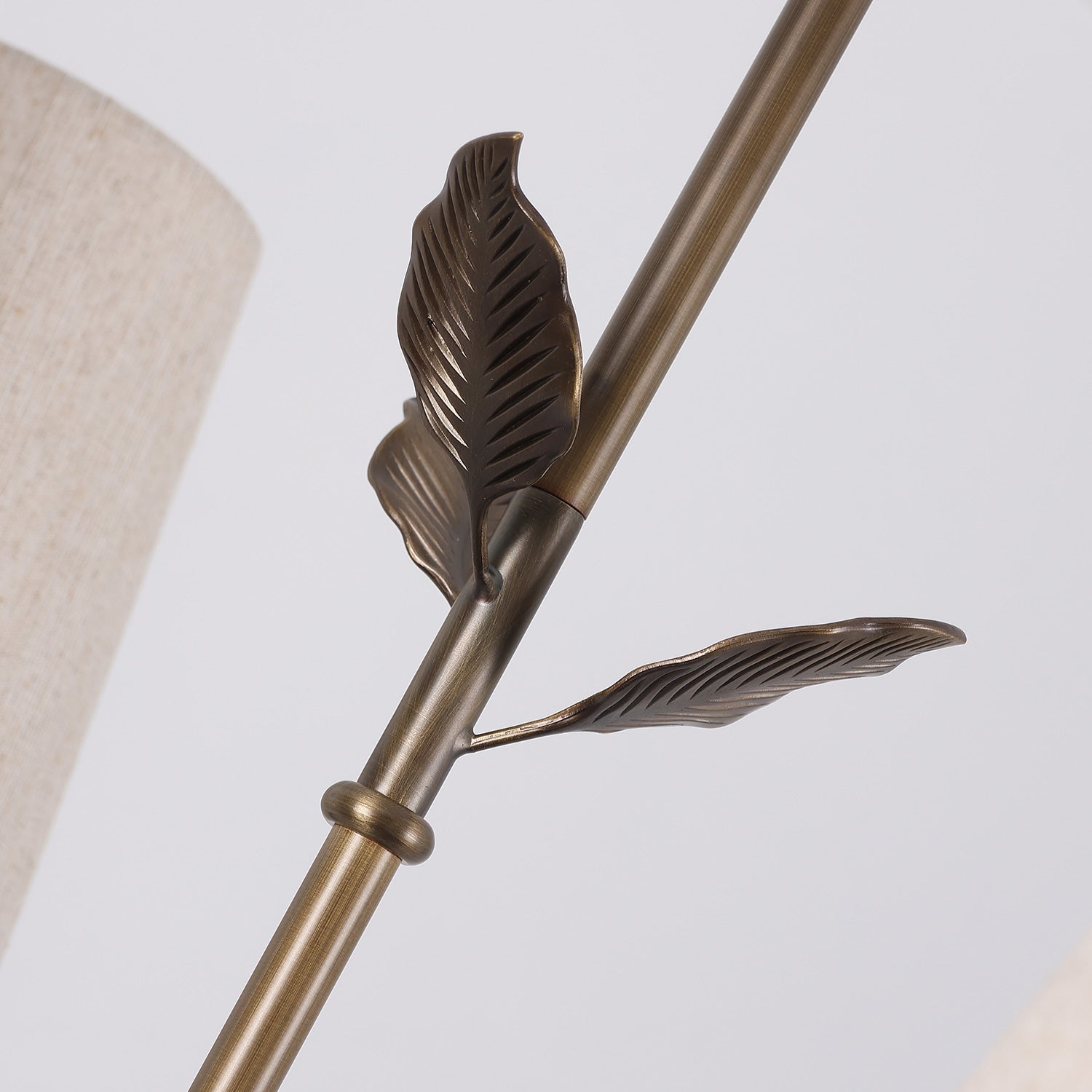 Hazel Leaf Fabric Chandelier