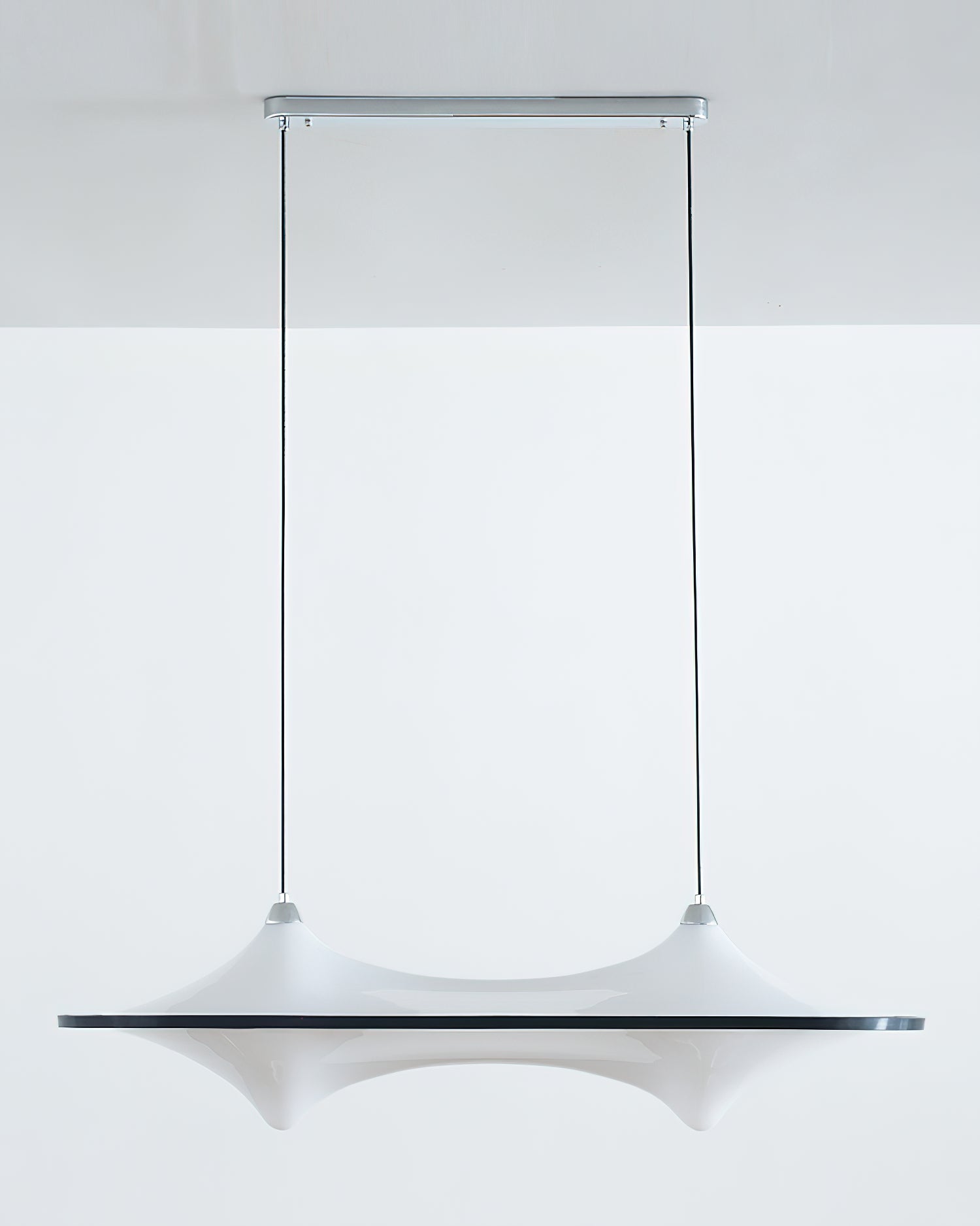 Horizontal Foggy Saucer Pendant Lamp