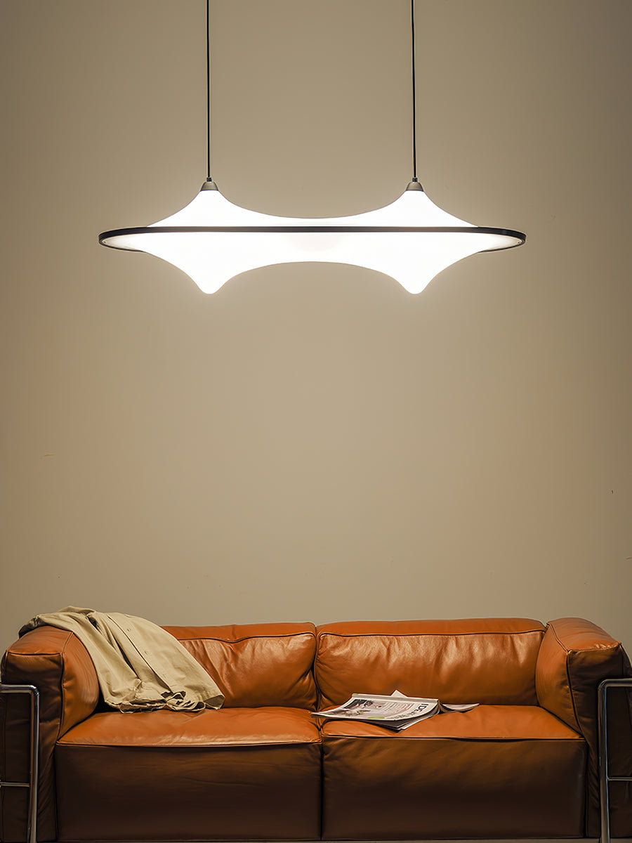 Horizontal Foggy Saucer Pendant Lamp – detail 4