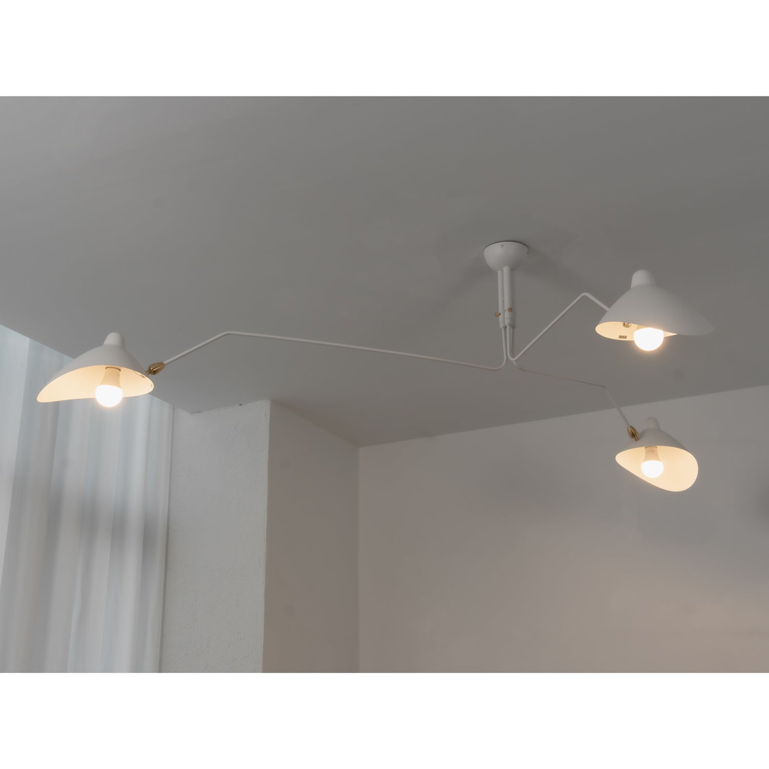 Plafonnier Horizontal Serge Mouille A