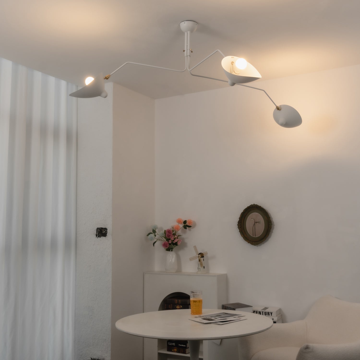 Plafonnier Horizontal Serge Mouille A