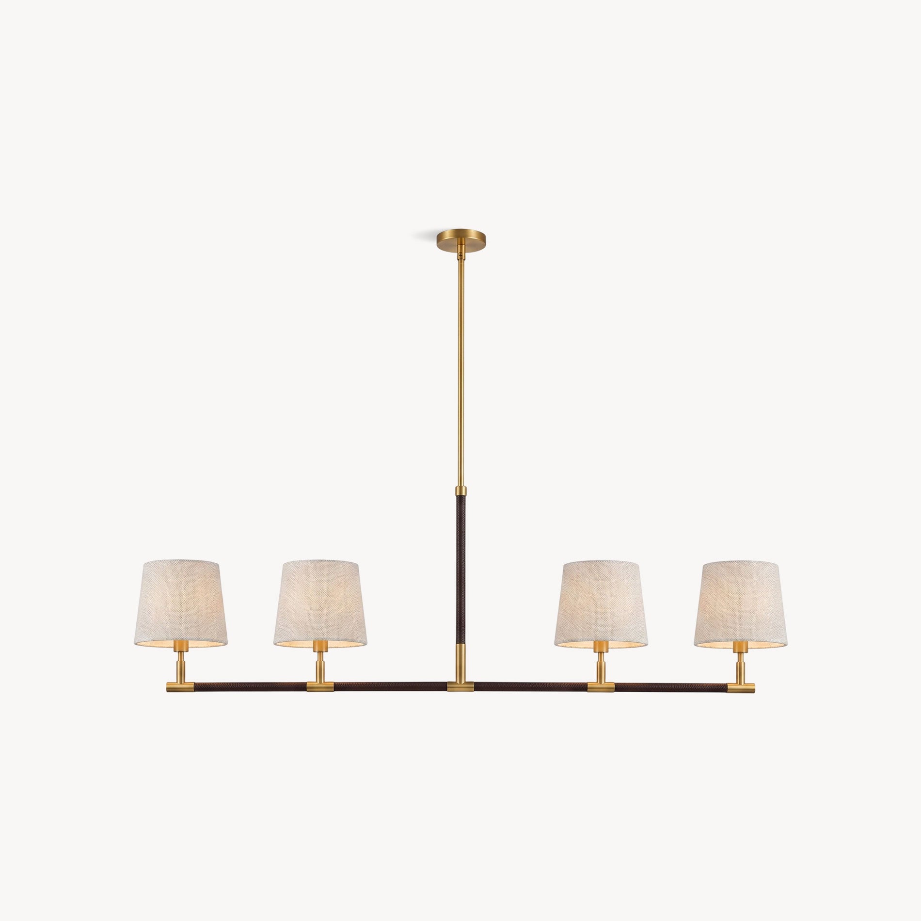 Huxley Linear Fabric Chandelier