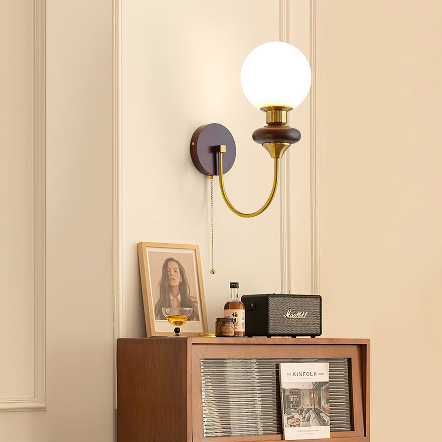 Joan Wooden Wall Light – detail 6